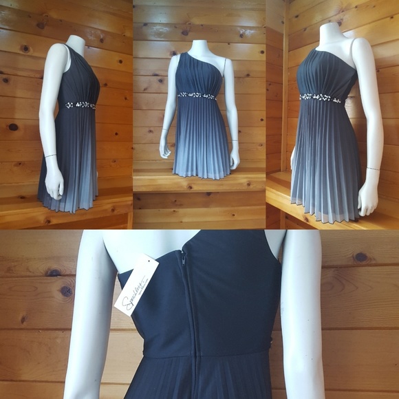 NWT Beautiful Speechless One Shoulder Dress (Sz 5) - Picture 7 of 7